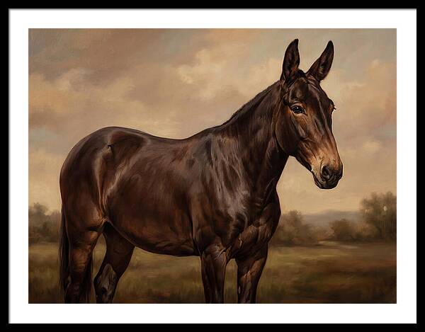 Mule In Majestic Stance