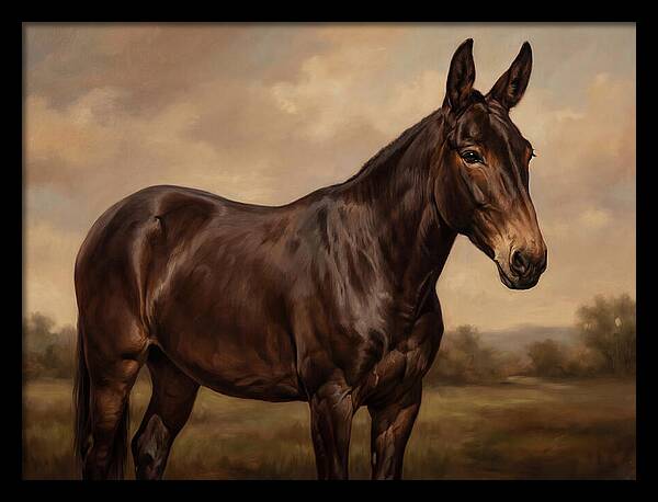 Mule In Majestic Stance