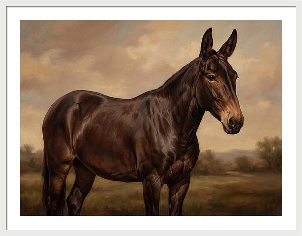 Mule In Majestic Stance