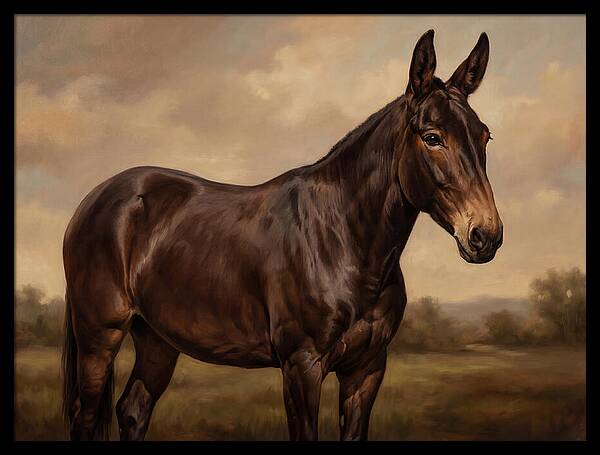 Mule In Majestic Stance