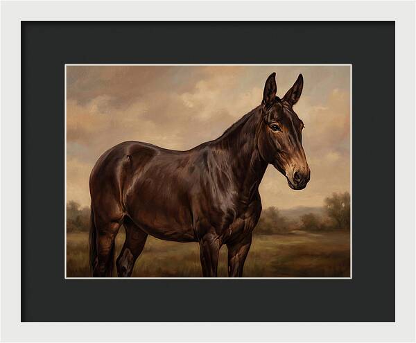 Mule In Majestic Stance
