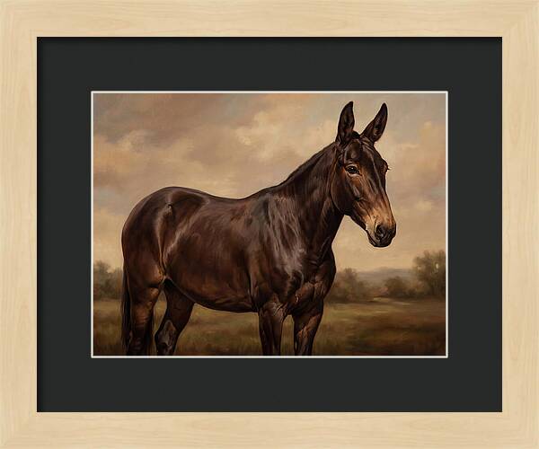 Mule In Majestic Stance