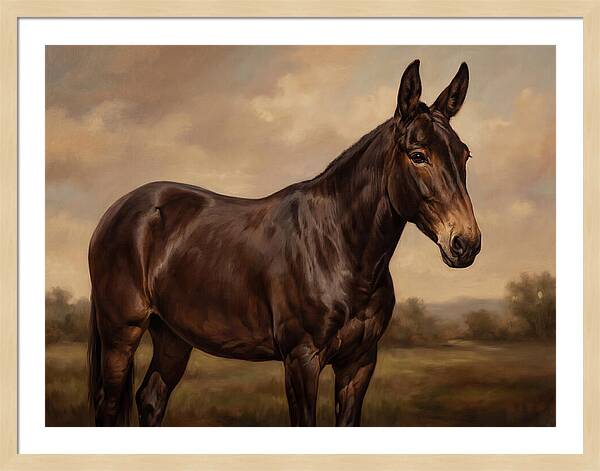 Mule In Majestic Stance