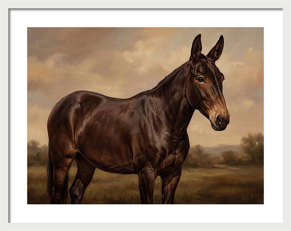 Mule In Majestic Stance