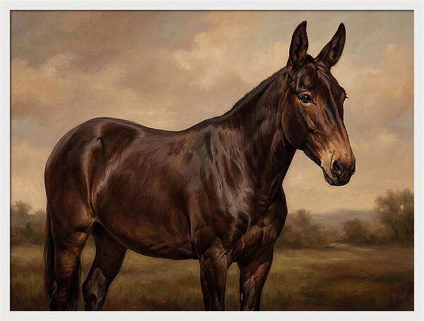 Mule In Majestic Stance