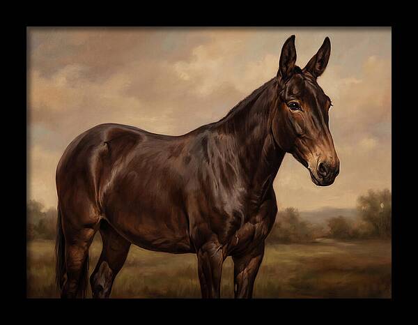 Mule In Majestic Stance