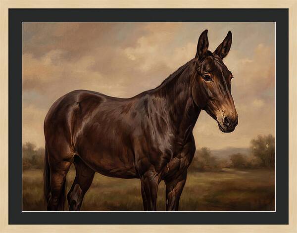 Mule In Majestic Stance