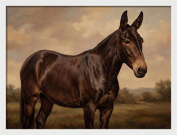 Mule In Majestic Stance