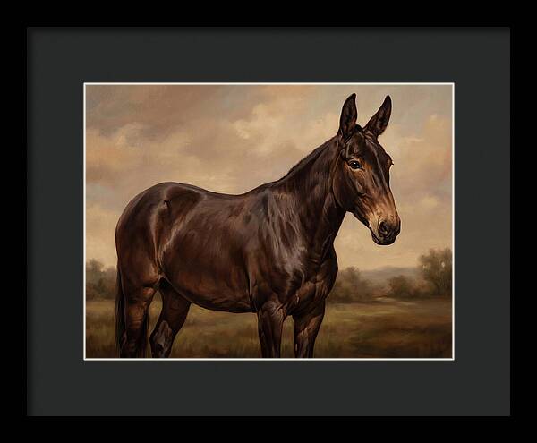 Mule In Majestic Stance
