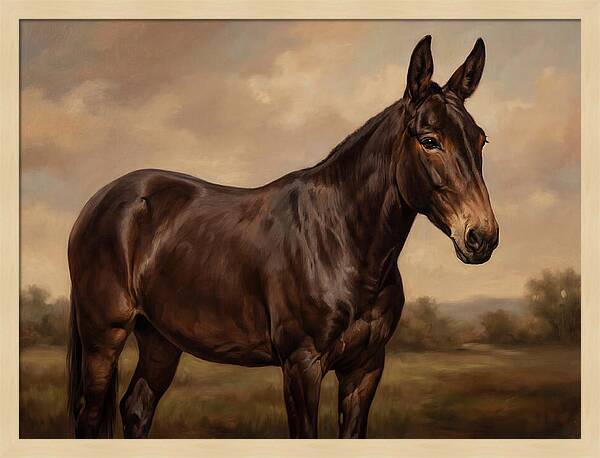 Mule In Majestic Stance