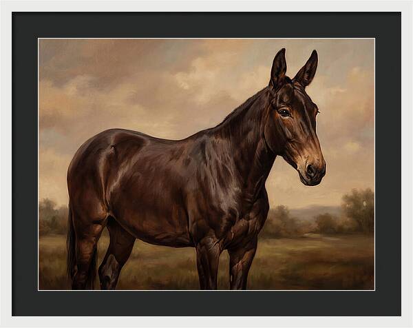 Mule In Majestic Stance