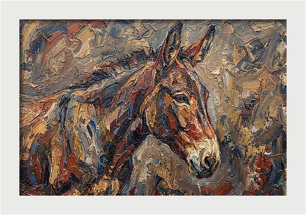 Mule In Rich Textures