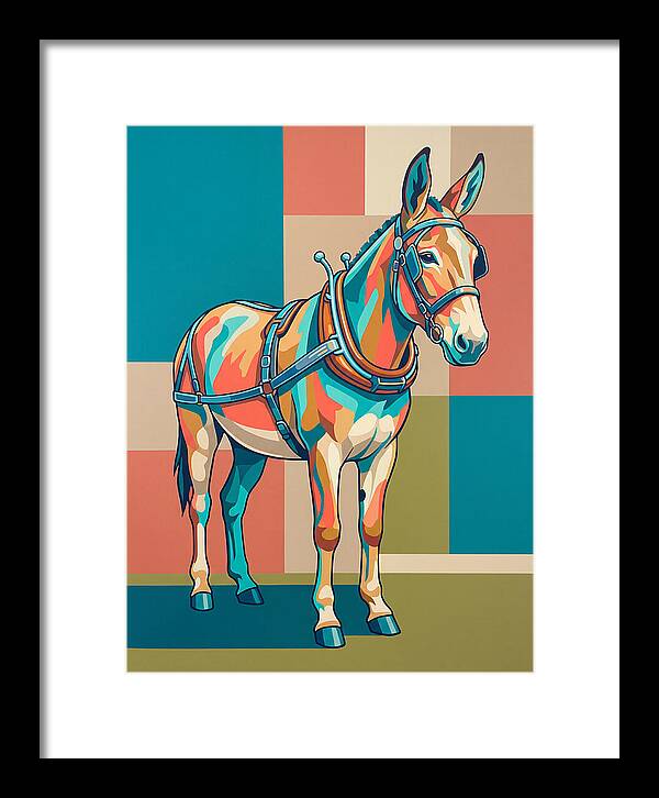 Mule In Vibrant Colors