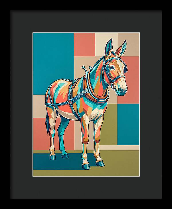 Mule In Vibrant Colors