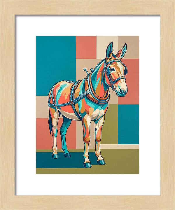 Mule In Vibrant Colors