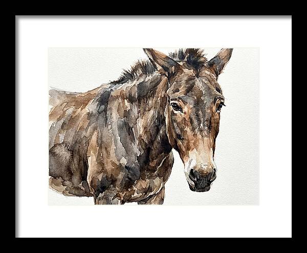 Mule In Watercolor Elegance