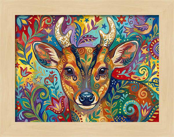 Muntjac Among Lush Foliage