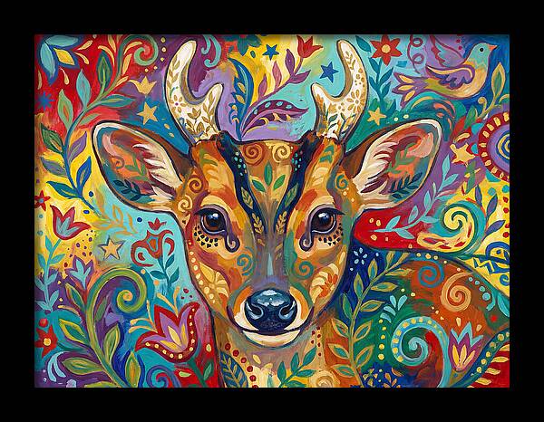 Muntjac Among Lush Foliage