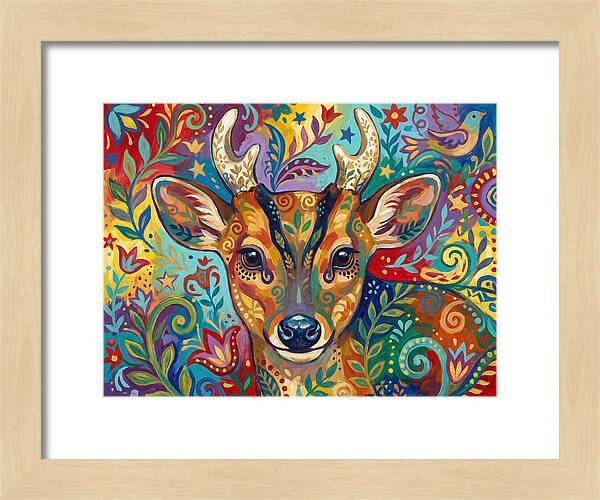 Muntjac Among Lush Foliage