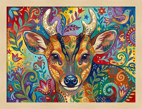 Muntjac Among Lush Foliage