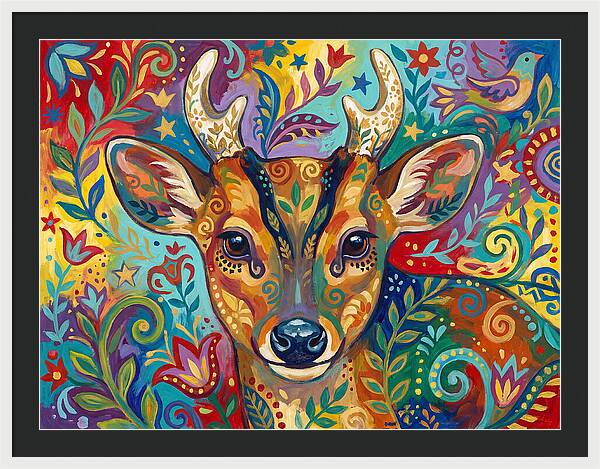 Muntjac Among Lush Foliage