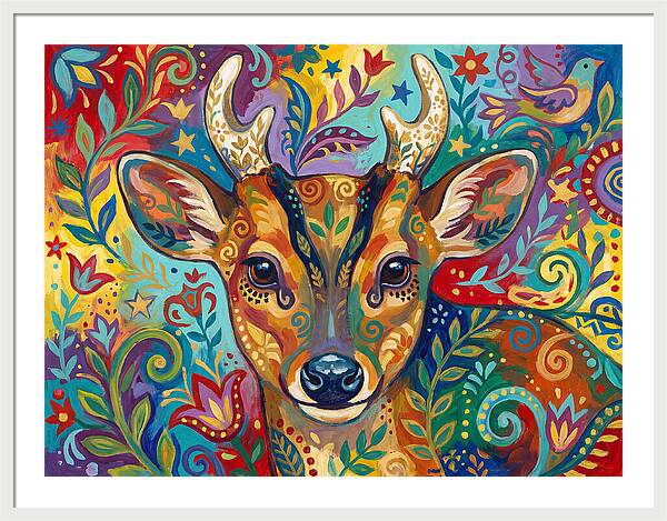 Muntjac Among Lush Foliage