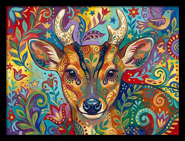 Muntjac Among Lush Foliage