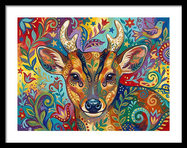 Muntjac Among Lush Foliage