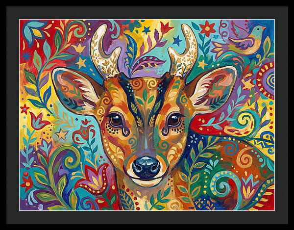 Muntjac Among Lush Foliage