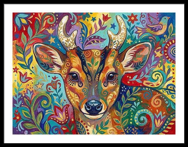 Muntjac Among Lush Foliage