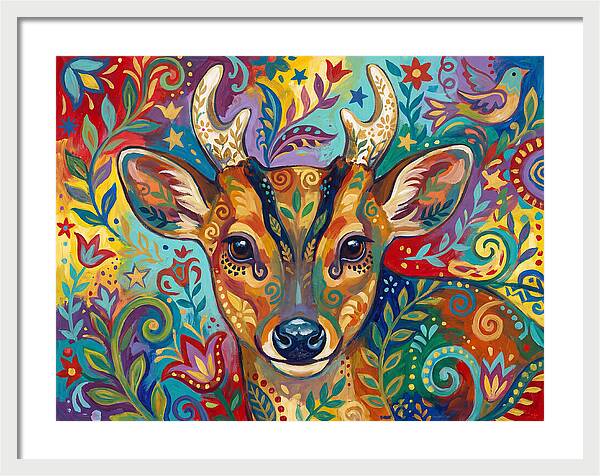 Muntjac Among Lush Foliage