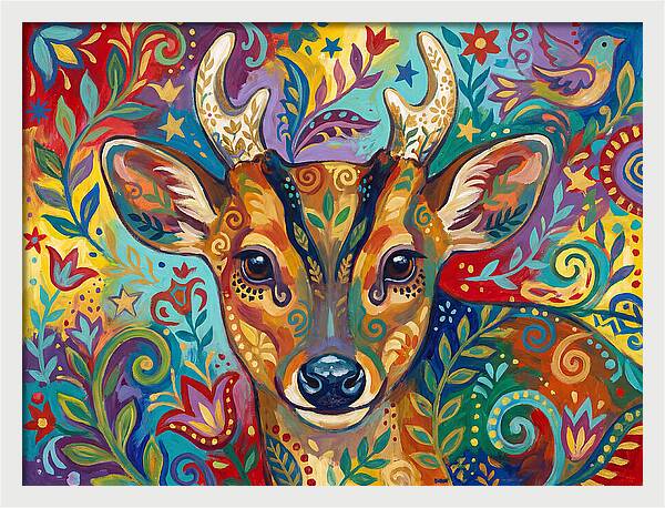 Muntjac Among Lush Foliage