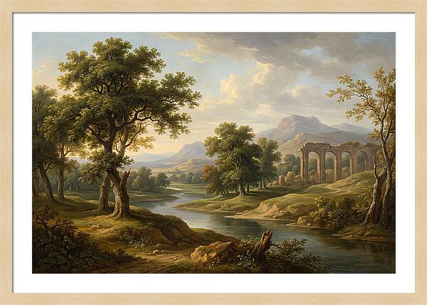 Mural Landscape Serenity