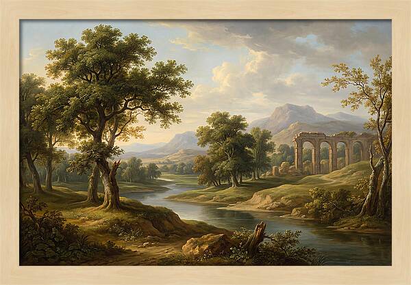 Mural Landscape Serenity
