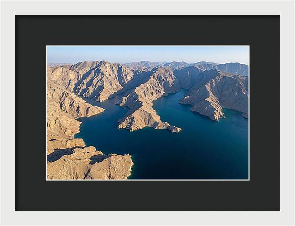Musandam Peninsula Aerial View