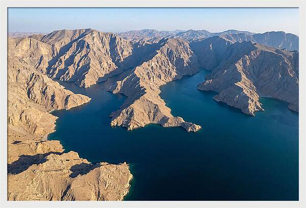 Musandam Peninsula Aerial View