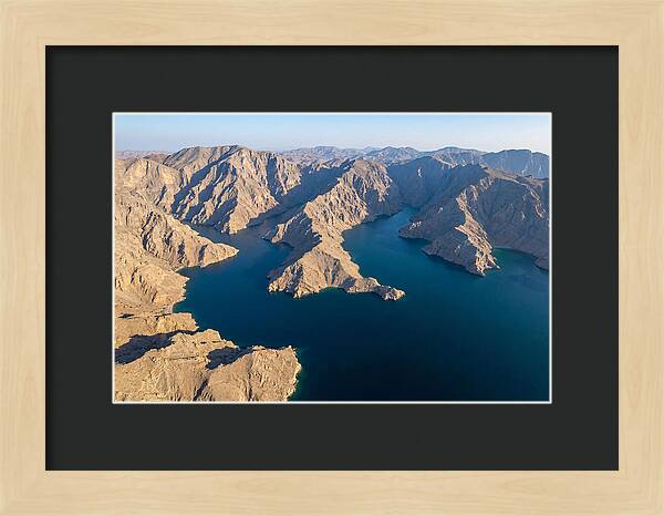 Musandam Peninsula Aerial View