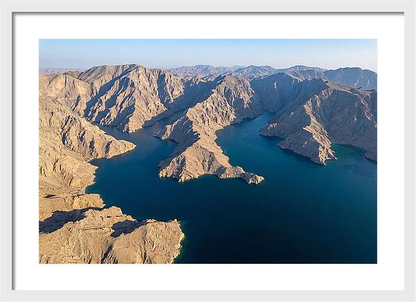 Musandam Peninsula Aerial View
