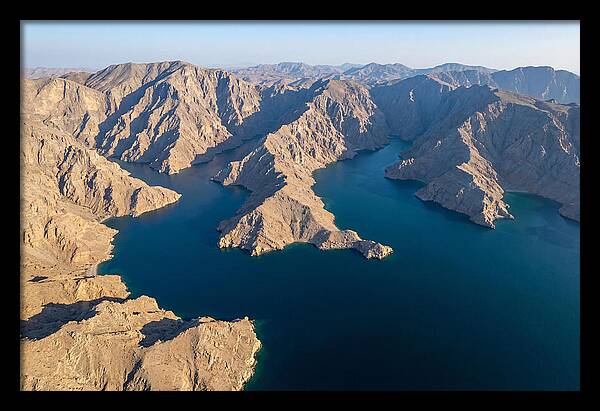 Musandam Peninsula Aerial View