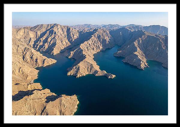 Musandam Peninsula Aerial View
