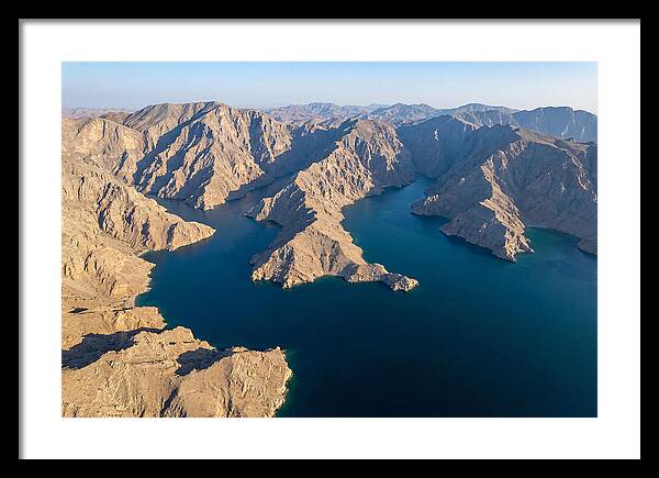 Musandam Peninsula Aerial View
