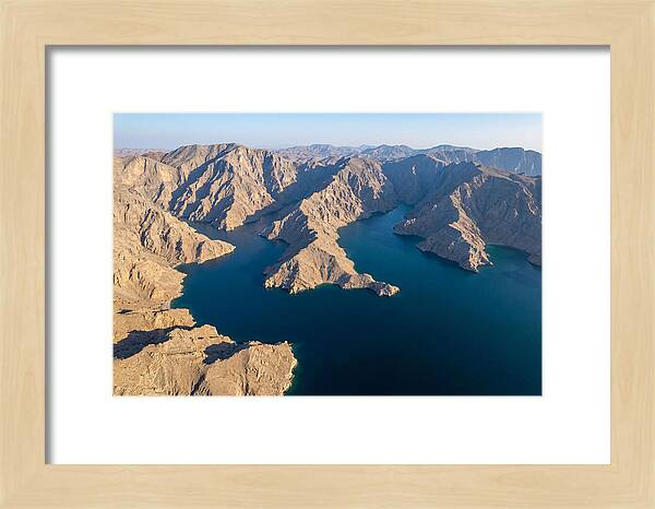 Musandam Peninsula Aerial View