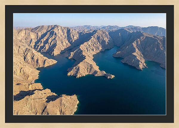 Musandam Peninsula Aerial View