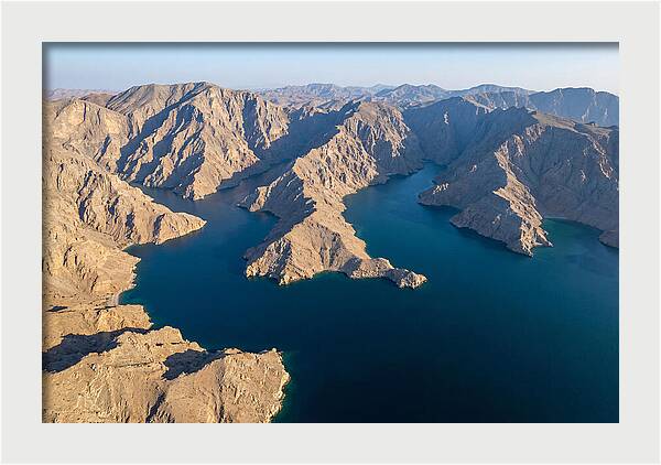 Musandam Peninsula Aerial View