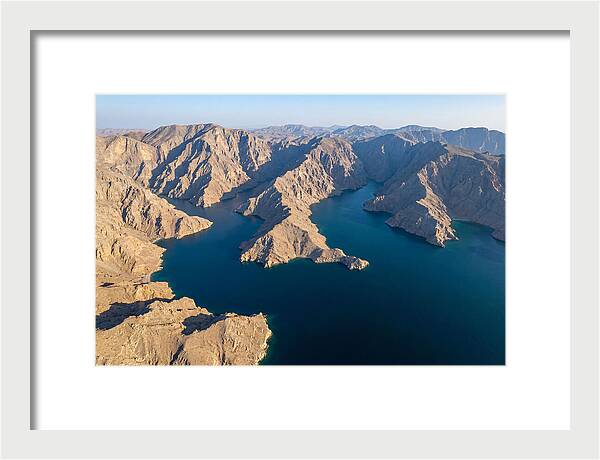 Musandam Peninsula Aerial View