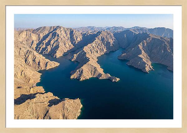 Musandam Peninsula Aerial View
