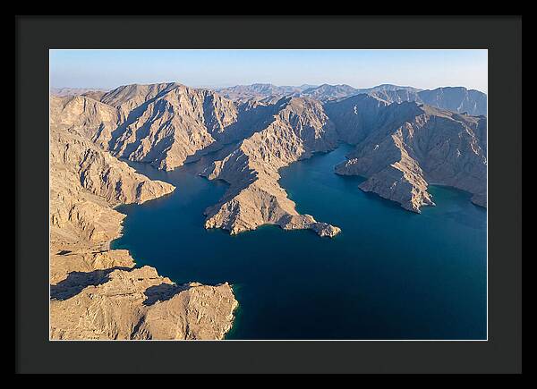 Musandam Peninsula Aerial View