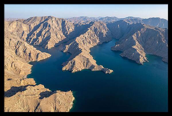 Musandam Peninsula Aerial View