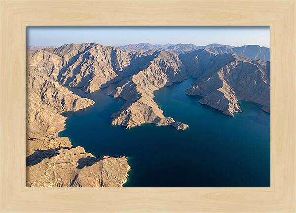 Musandam Peninsula Aerial View