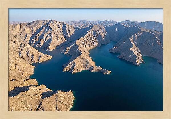 Musandam Peninsula Aerial View